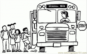 School Bus Coloring Pages Free Printable   jcaj13