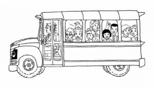School Bus Coloring Pages Free Printable   p3frm