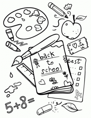 School Coloring Pages for Preschoolers   tu570