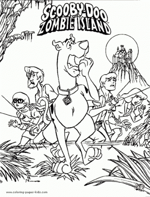 Scooby Doo Coloring Pages Free   31672