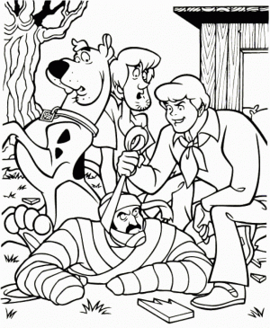 Scooby Doo Coloring Pages Free Printable   51352