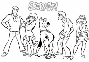 Scooby Doo Coloring Pages Free Printable   66811