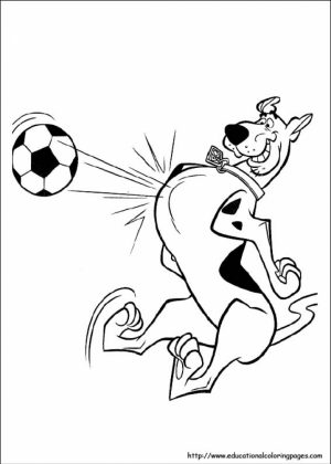 Scooby Doo Coloring Pages Free Printable   86955