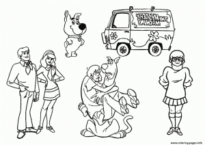 Scooby Doo Coloring Pages Printable   64117
