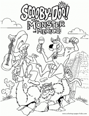 Scooby Doo Coloring Pages to Print   76842
