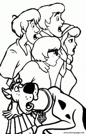 Scooby Doo Gang Coloring Pages   90678