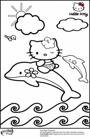 Sea Animal Coloring Pages of Dolphin To Print   21857