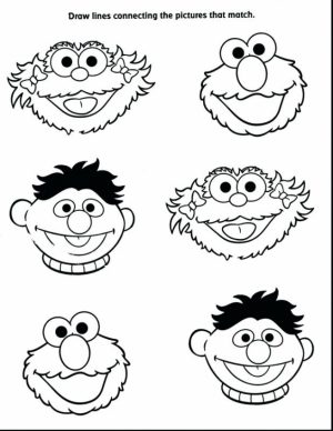 Sesame Street Characters coloring pages   uvbt5