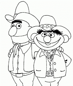 Sesame Street Coloring Pages for Kids   96071