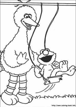 Sesame Street Coloring Pages for Toddlers   mv7l2
