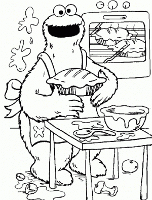 Sesame Street Coloring Pages for Toddlers   s4ab5