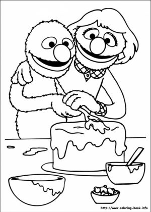 Sesame Street Coloring Pages Free   38600
