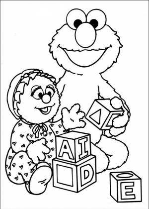 Sesame Street Coloring Pages Free   64733