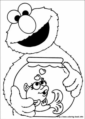Sesame Street Coloring Pages Printable   ss52a