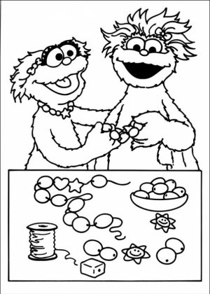 Sesame Street Coloring Pages to Print   x906n