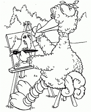 Sesame Street Coloring Pages to Print   xv26z