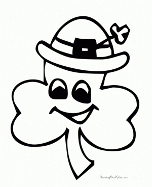 Shamrock Coloring Pages to Print for Kids   aiwkr