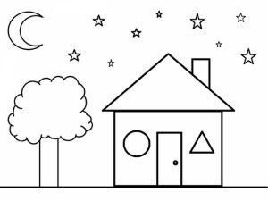 Shapes Coloring Pages Free for Kids   e9bnu