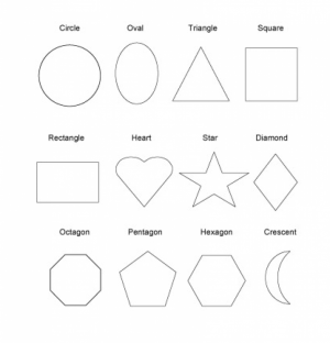 Shapes Coloring Pages to Print Online   lj8rr