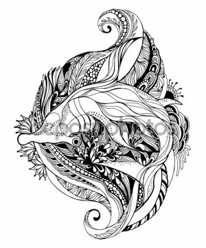 Shark Coloring Pages for Adults   65310