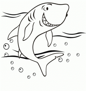 Shark Coloring Pages Printable   15372