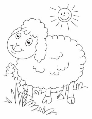 Sheep coloring pages free   prc9q
