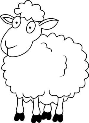 Sheep coloring pages preschool   lpec6