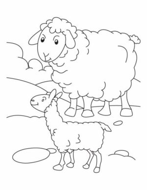 Sheep coloring pages preschool   wayc7