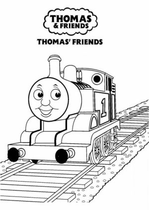 Simple Thomas And Friends Coloring Pages to Print for Preschoolers   kbld1