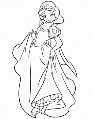 Snow White Coloring Pages Free   om80m
