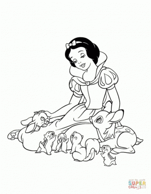 Snow White Coloring Pages Free to Print   a553j7