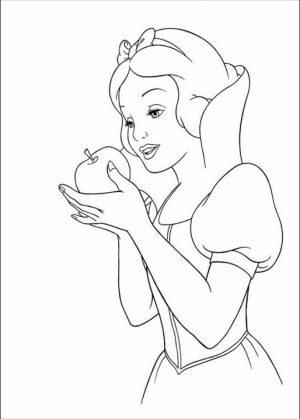 Snow White Coloring Pages Online   xg48v