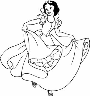 Snow White Coloring Pages Printable   at20l