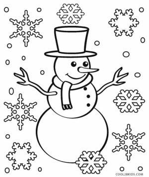Snowflake Coloring Pages Printable   16382