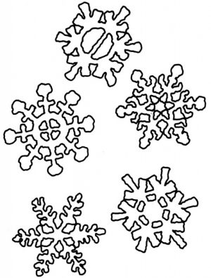 Snowflake Coloring Pages Printable   31673