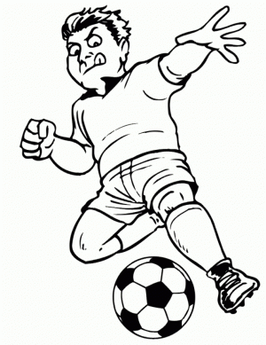 Soccer Coloring Pages Printable   06792