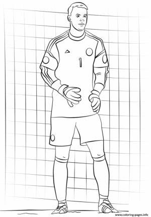 Soccer Coloring Pages to Print for Kids   4xvd6