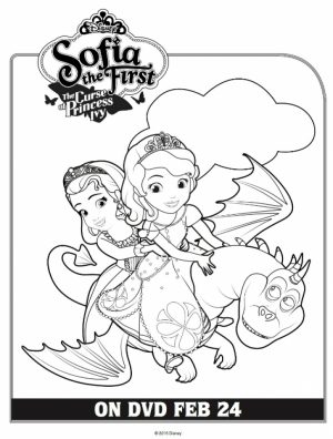 Sofia the First Coloring Pages Free Printable   78426