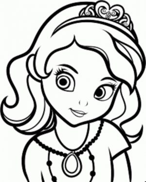 Sofia the First Coloring Pages Free Printable   9859