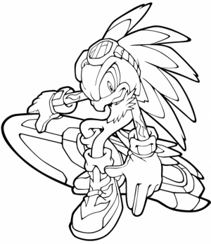 Sonic Coloring Pages for Kids   17563