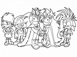 Sonic Coloring Pages for Kids   38450