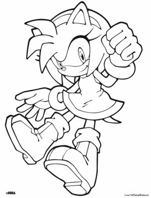 Sonic Coloring Pages Free Printable   679151
