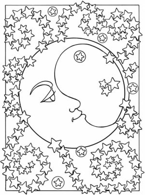 Space Coloring Pages Adults Printable   PDW44