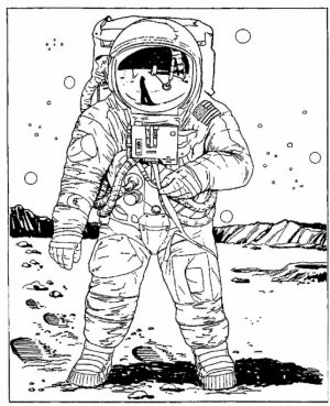 Space Coloring Pages for Adults   GHT68