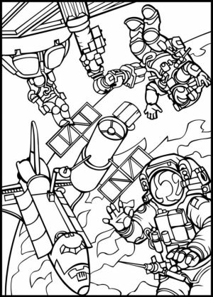 Space Coloring Pages for Adults   PRT24