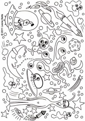 Space Coloring Pages for Adults   ZDM58