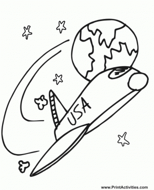Space Coloring Pages Free Printable   fyo109