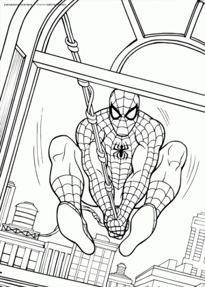 Spiderman Coloring Pages Free Printable   655754