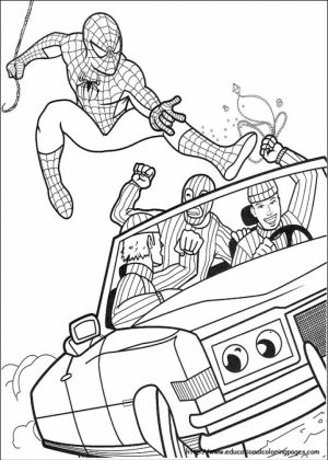 Spiderman Marvel Superhero Coloring Pages Printable   51426