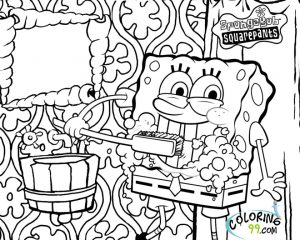 Spongebob Squarepants Coloring Pages Free Printable   u043e